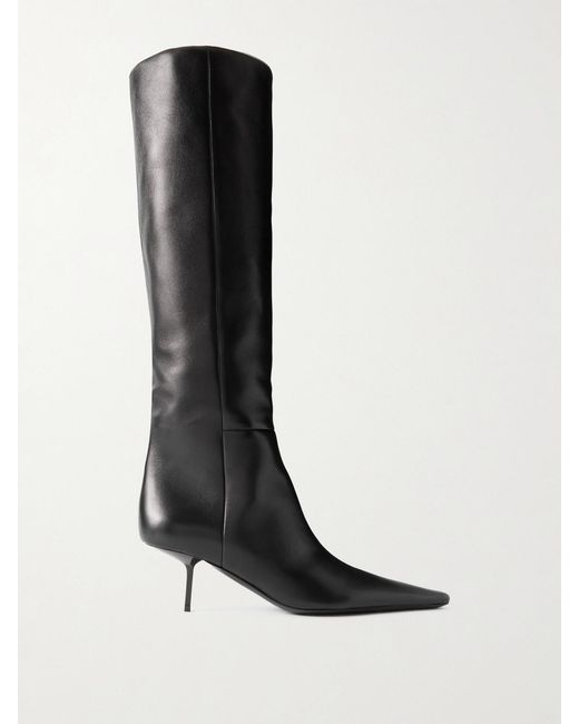 Saint Laurent Black Victoire Boot