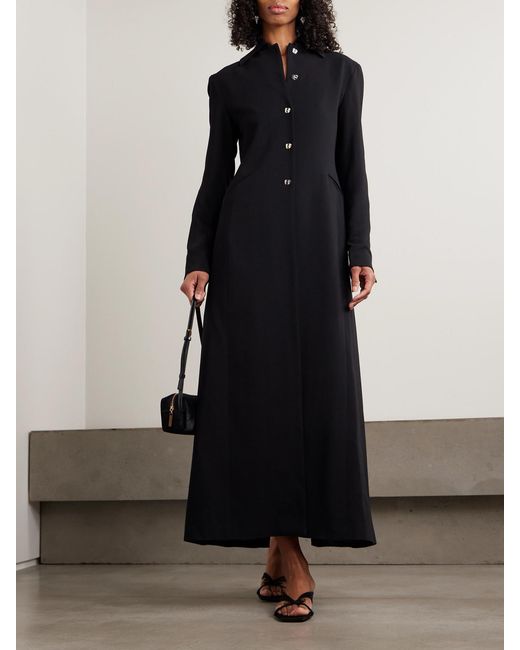 Kallmeyer Black Louis Stretch-Cady Coat