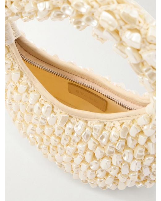 Staud Natural Reef Beaded Bag