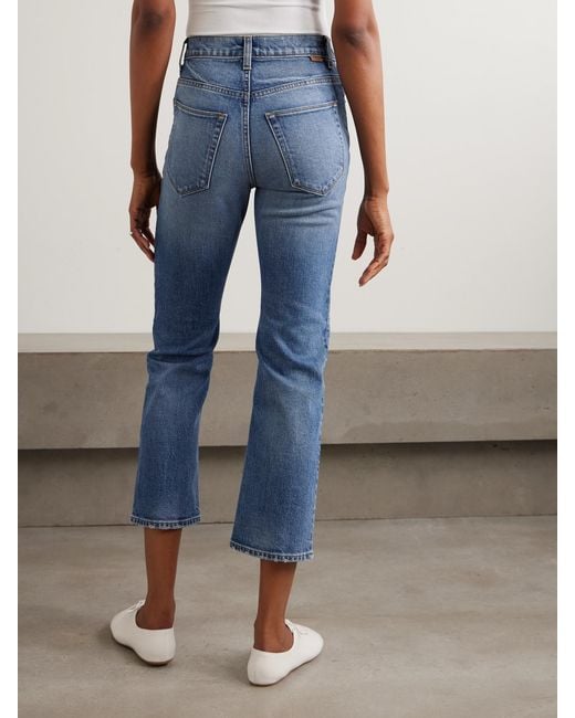 Jamie Haller Blue The Kenickie Mid-Rise Straight-Leg Jeans