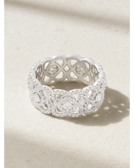 De Beers London Natural Lotus By De Beers 18-Karat Diamond Ring