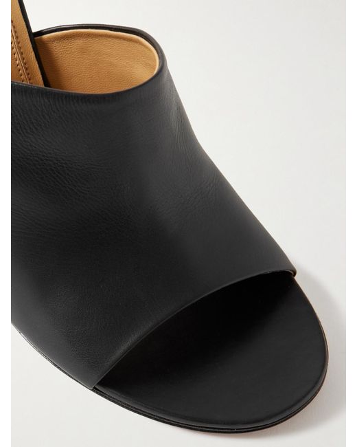 The Row Black Signum Mules Aus Leder