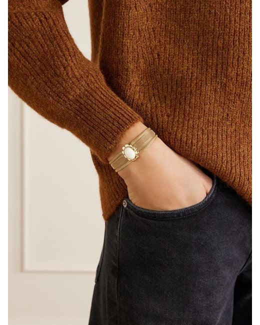 Isabel Marant Natural Hanae-Tone Bone Bracelet