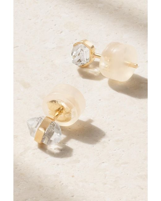 Melissa Joy Manning Natural 14-Karat Recycled Herkimer Diamond Earrings