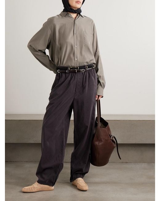 Ssstein Gray Twill Shirt