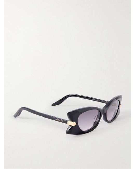 Dior Black Diorbutterfly S2I Cat-Eye Acetate Sunglasses