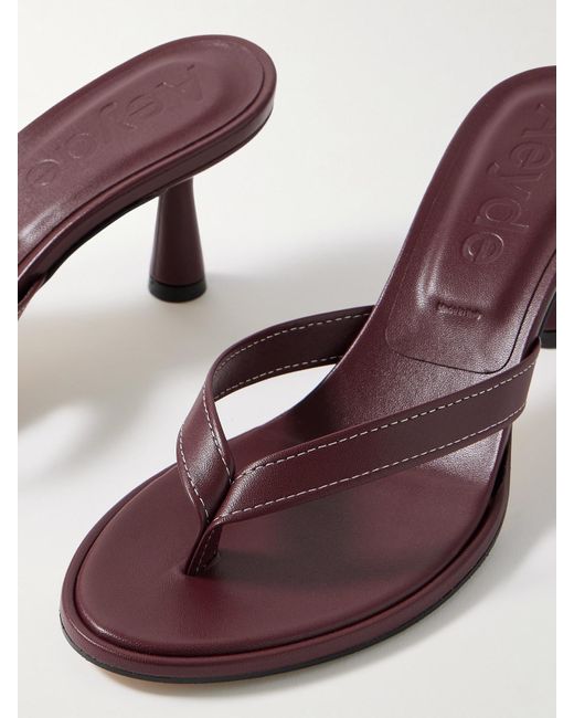 Aeyde Natural Daphne Leather Sandals