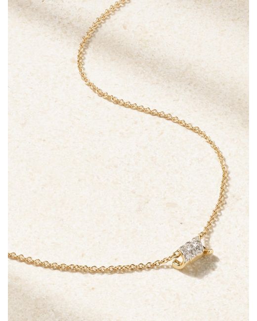 Tour De Cou En Or 10 Carats (416/1000) Et Diamants Twinkling Twine STONE AND STRAND en coloris Natural