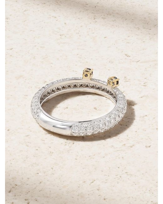 Yvonne Léon Natural Alliance Crapaud 9-Karat Diamond Ring
