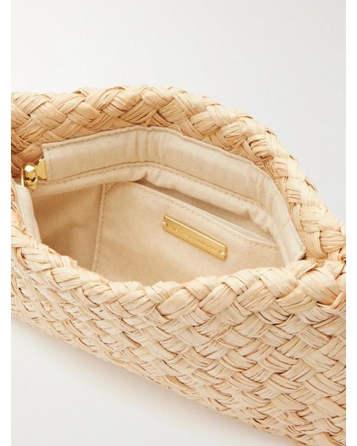Loeffler Randall Natural Aviva Raffia Clutch