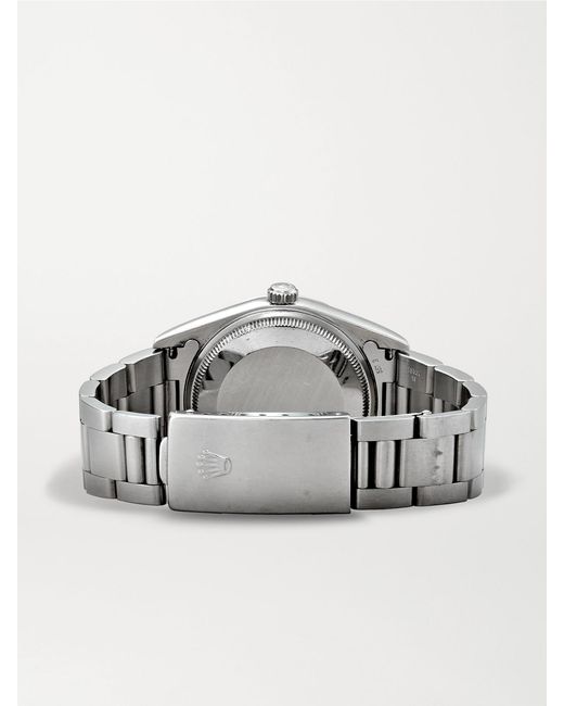 Stephanie Windsor Gray Rolex Vintage 1992 Airking 34Mm Stainless Steel Watch, Ref. No. 14000 (Fits Up To 6.5' Wrist)