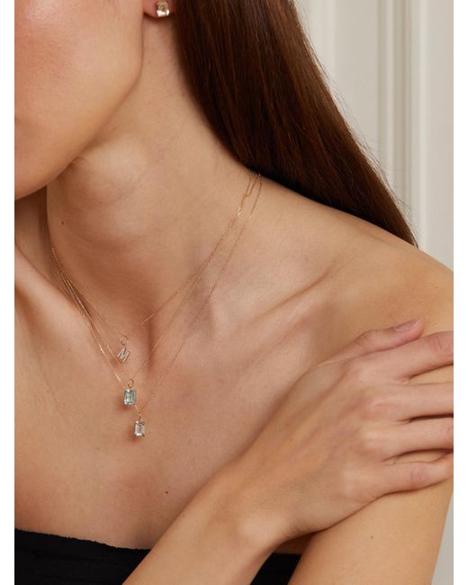 Mateo Natural 14-Karat Topaz Necklace