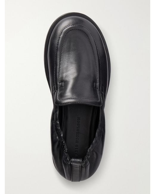 Studio Nicholson Black Donovan Leather Loafers