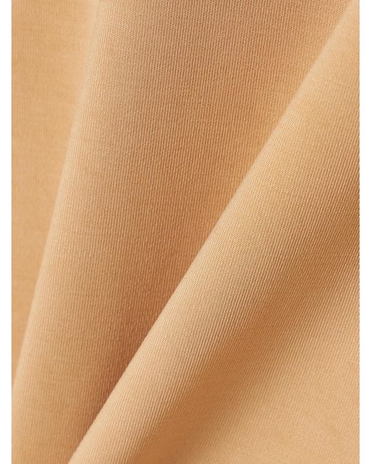 The Park White Joyce Stretch-Tencel Lyocell Jersey Turtleneck Thong Bodysuit