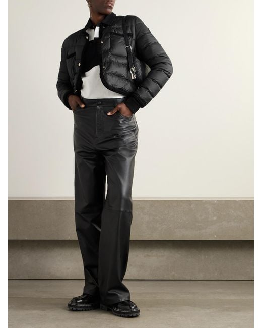 Moncler Black Gencay Quilted Shell Down Jacket