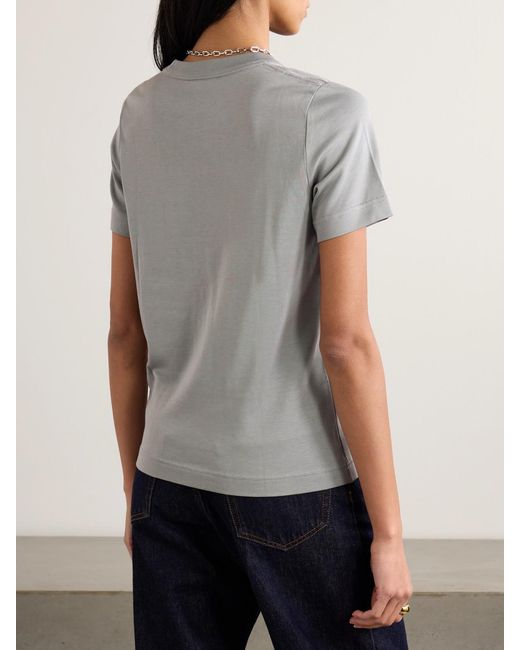 CDLP Gray Tencel Lyocell And Cotton-Blend T-Shirt