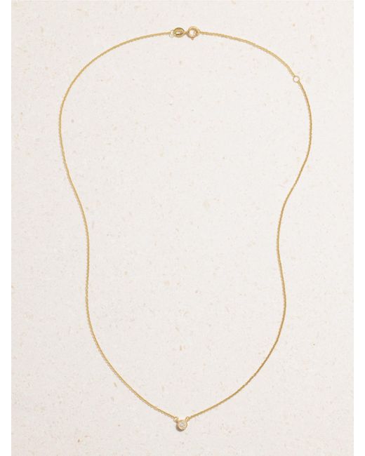 STONE AND STRAND Metallic Diamond Necklace