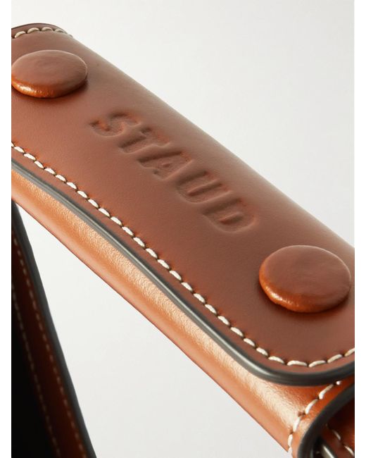 Staud Brown Moon Tote Aus Leder