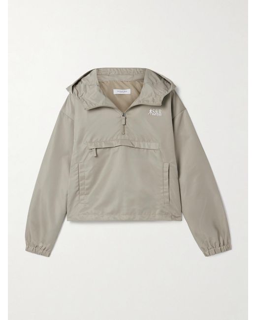 Sporty & Rich Natural Devi Hooded Shell Jacket