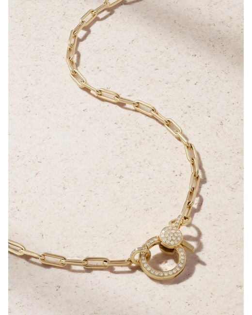 Ileana Makri Natural 14-Karat Diamond Necklace