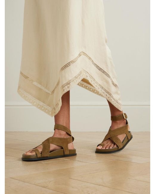 A.Emery Brown Jalen Suede Sandals