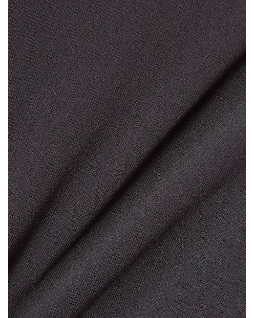 Alaïa Gray Hooded Stretch-Jersey Bodysuit
