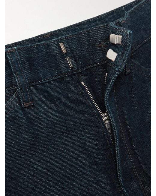 Lemaire Blue Barrel-Hose Mit Weitem Bein Aus Bio-Denim