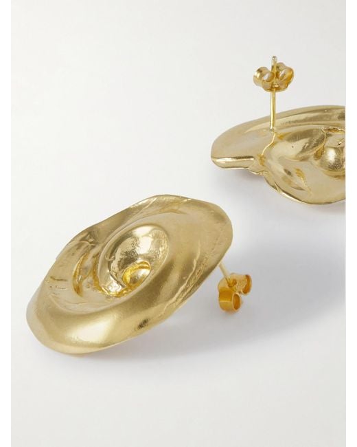 YSSO Metallic Cote-Plated Earrings