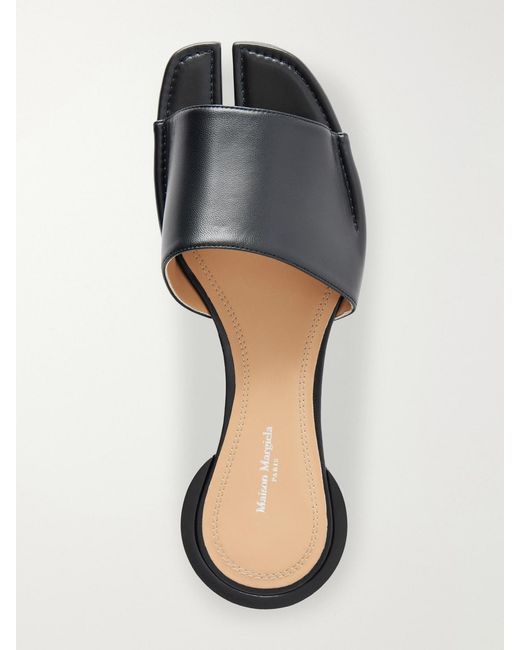 Maison Margiela White Tabi Split-Toe Leather Flats