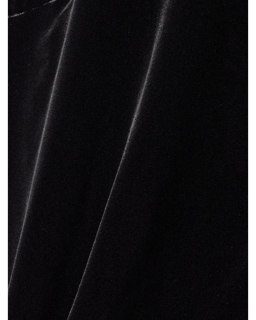 Dolce & Gabbana Black Velvet Gown