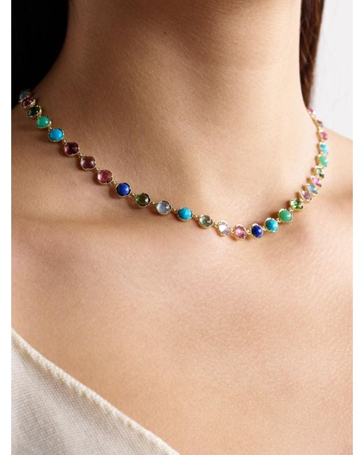 Irene Neuwirth Natural Classic Kette Aus 18 Karat Mit Mehreren Steinen
