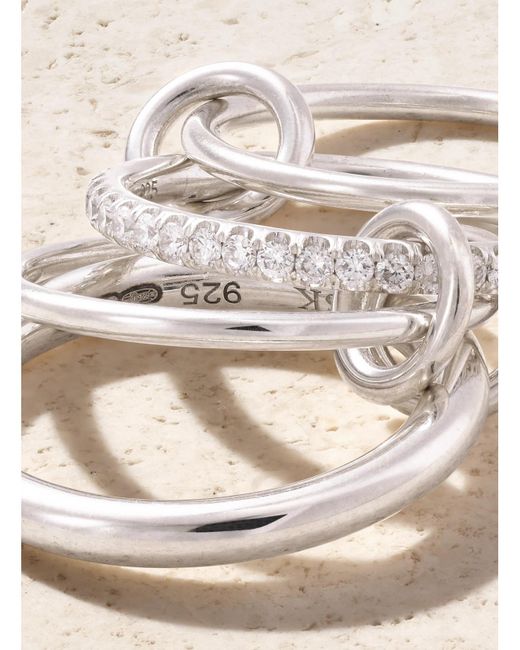 Spinelli Kilcollin Natural Nimbus Sterling Diamond Ring