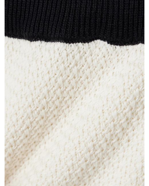 D'Estree White Eileen Hose Mit Geradem Bein Aus Baumwolle