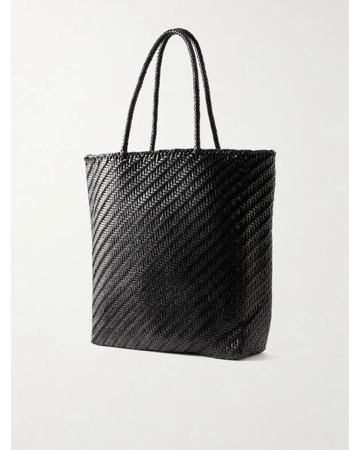 Dragon Diffusion Big Woven Leather Tote Bag in Black | Lyst UK