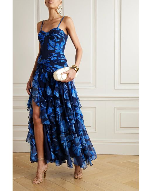 Patbo bo top ruffle midi dress