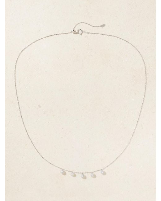 PERSÉE Natural Danaé Kette Aus 18 Karat Weißgold Mit Diamanten