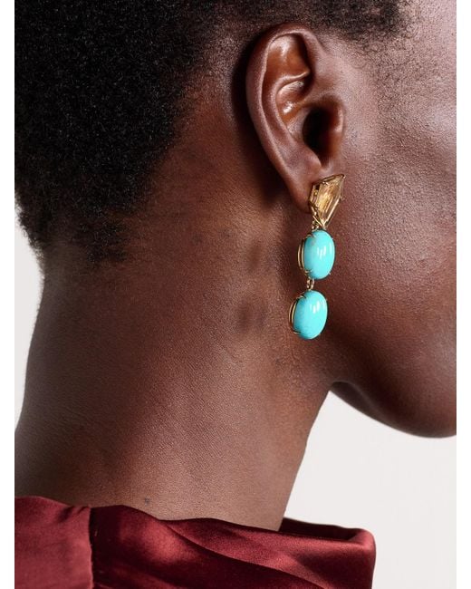 JIA JIA Blue Mona Lisa, And Quartz Earrings