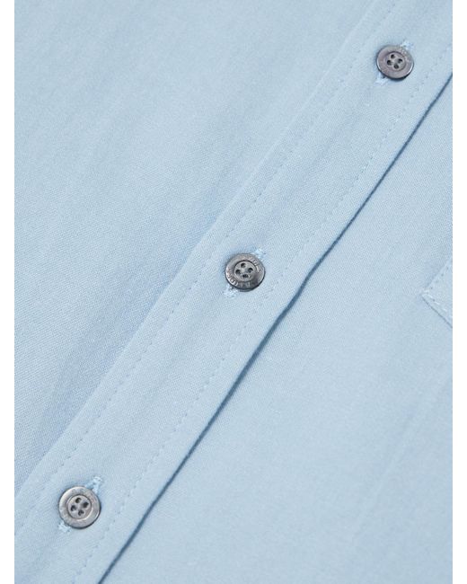 B Sides Blue Ramona Cotton-Flannel Shirt