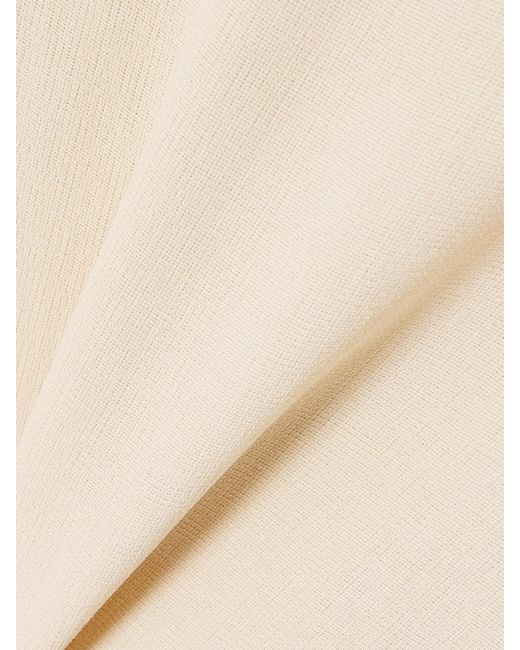 Matteau Natural Button-Detailed Woven Top