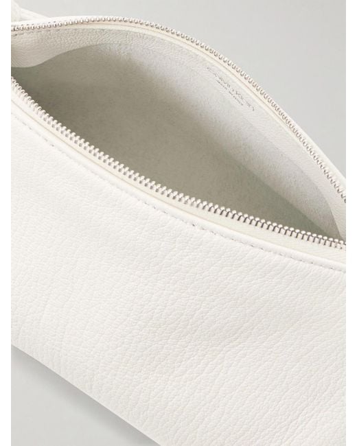 Calvin Klein Natural Aurelis Leather Shoulder Bag