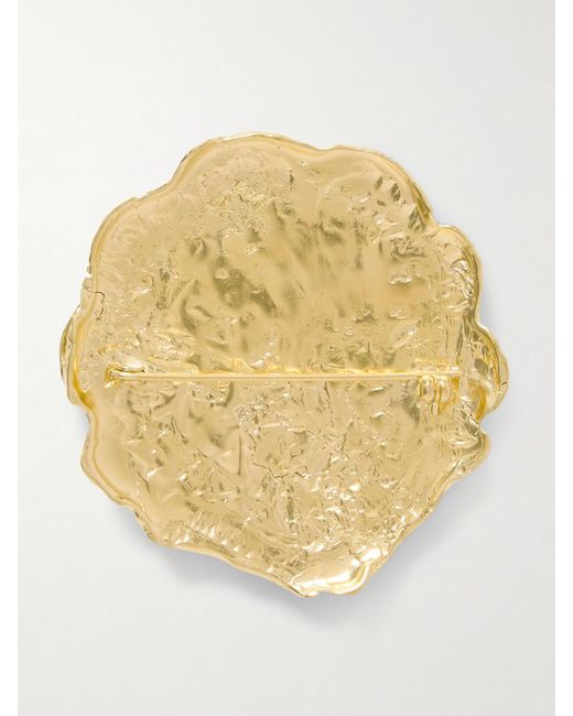 YSSO Metallic Aphrodite Vergoldete Brosche