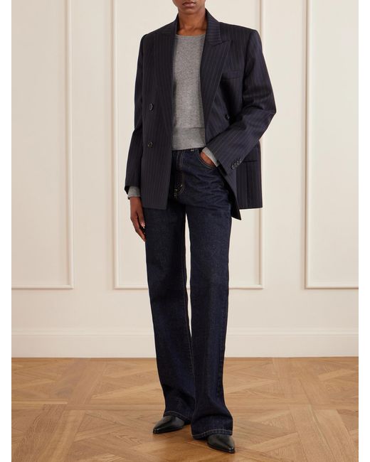 Nili Lotan Gray Tamra Cashmere Sweater