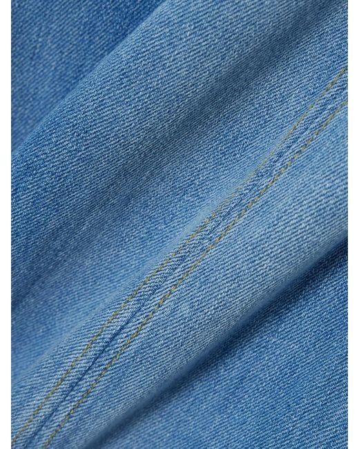 Nensi Dojaka Blue Minikleid Aus Denim Mit Cut-Out