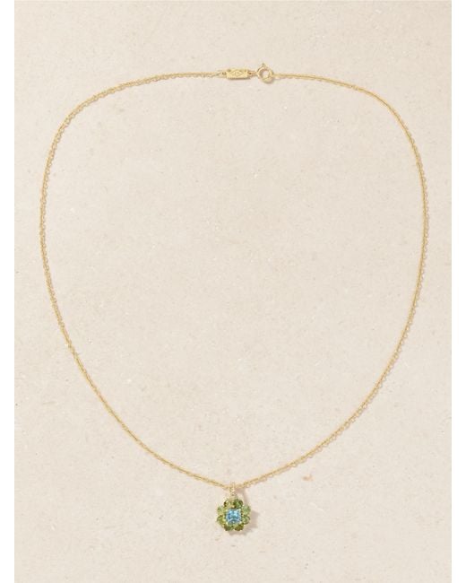Jennifer Meyer Natural Kette Aus 18 Karat Mit Mehreren Steinen