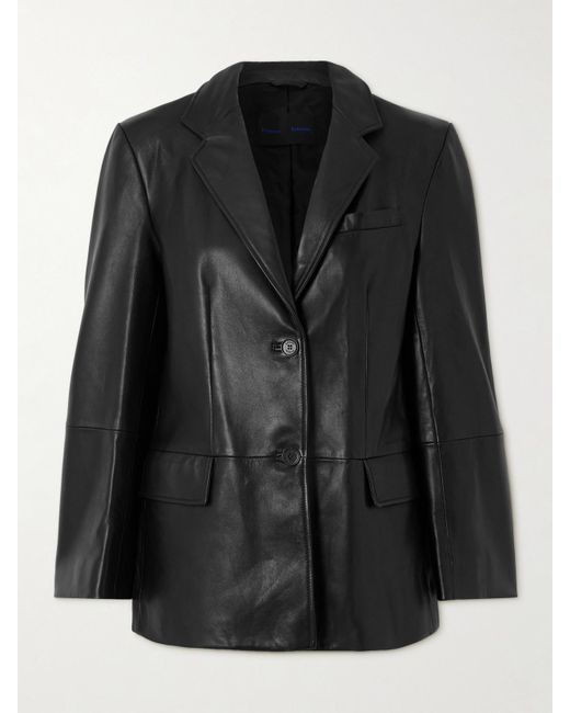 Proenza Schouler Black Hayes Leather Jacket