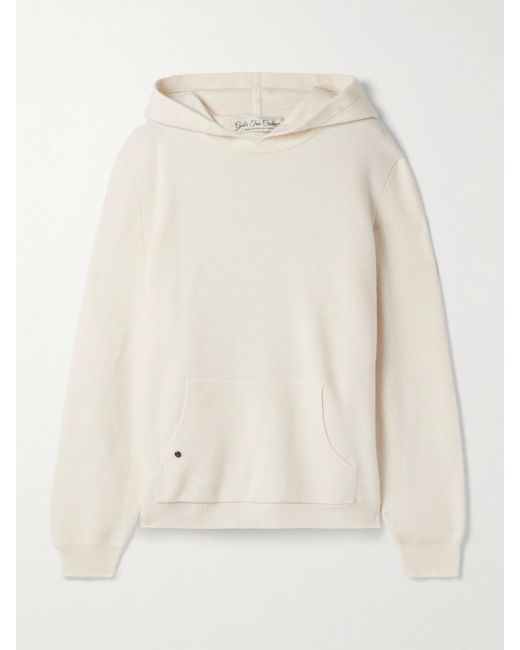 God's True Cashmere Natural Cashmere Hoodie