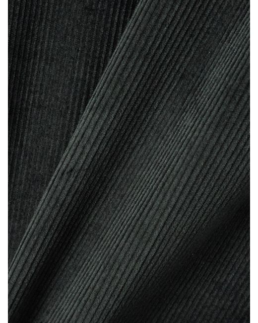 Rivet Utility Black Worker Jumpsuit Aus Cord Aus Einer Baumwollmischung