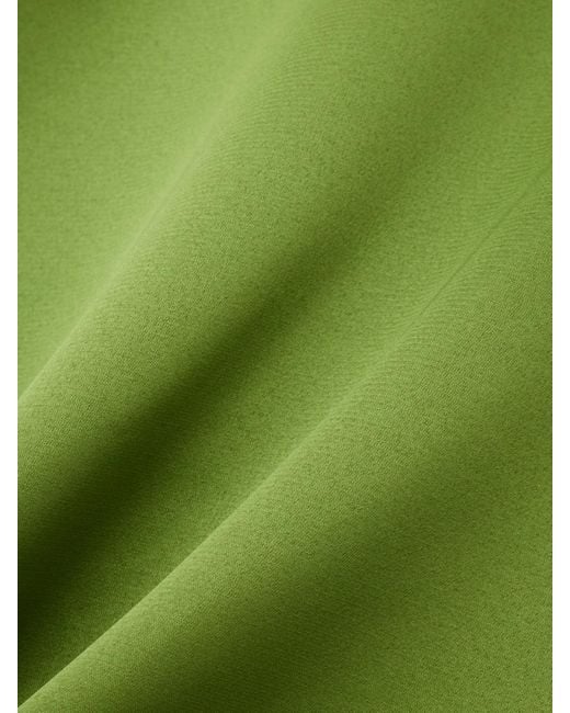 Emilia Wickstead Green Adonica Cutout Duchesse-Satin Maxi Dress