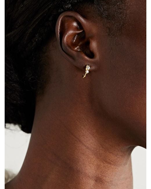 Jennifer Meyer Natural 18-Karat Diamond Earrings