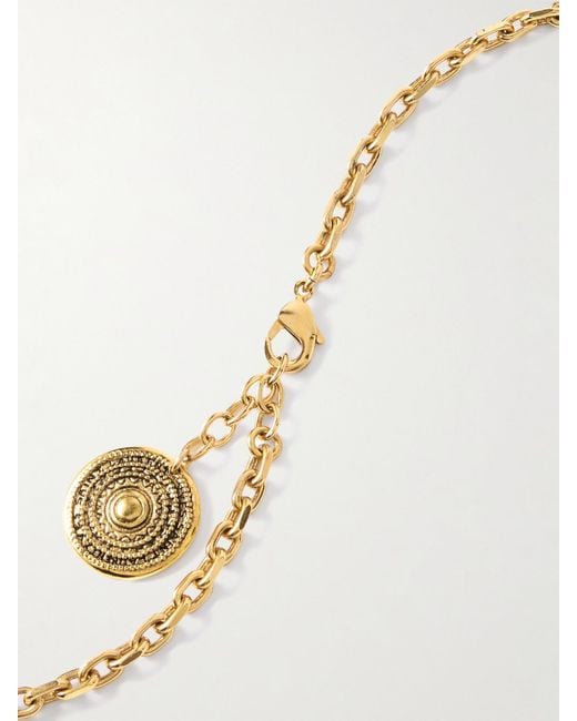 Saint Laurent Natural Tone Necklace